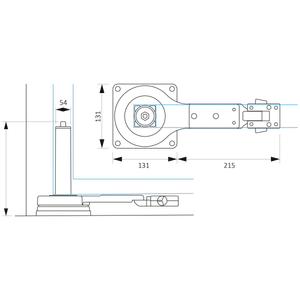 OLTRE1824 pohon pre krídlovu bránu do 1,8 m/100 kg/krídlo - slide 3
