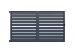 Posuvná brána, hliníková, 4000 x 1803 mm