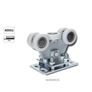 Vozík do 400 kg, nastaviteľný, profil 80 x 80 mm, pozink - slide 1