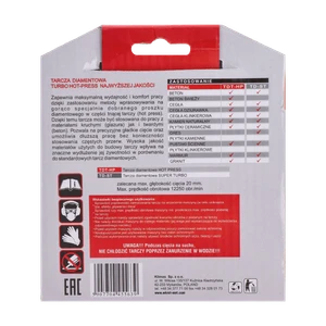 Turbo diamantový kotúč lisovaný za tepla 125 x 2,3 x 22 mm - slide 3