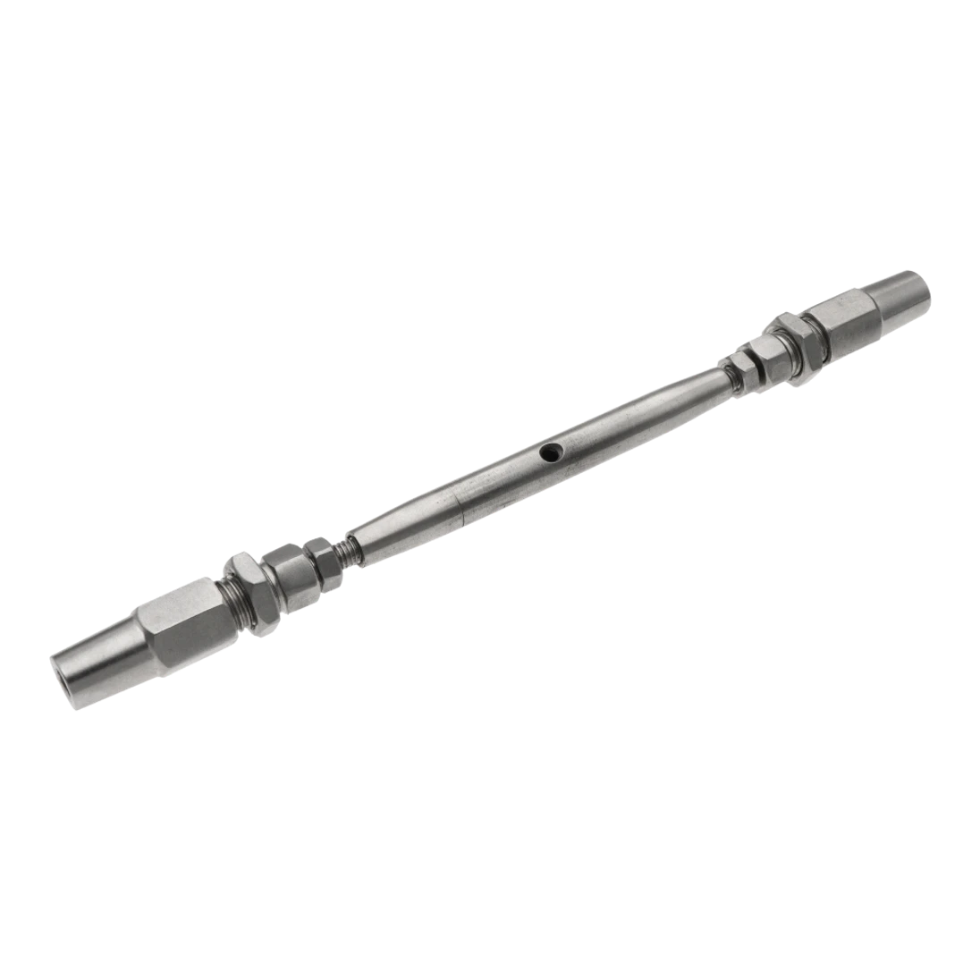 Šponovák pre lanko ø 4 mm závit M6/LH6, brúsená AISI 304