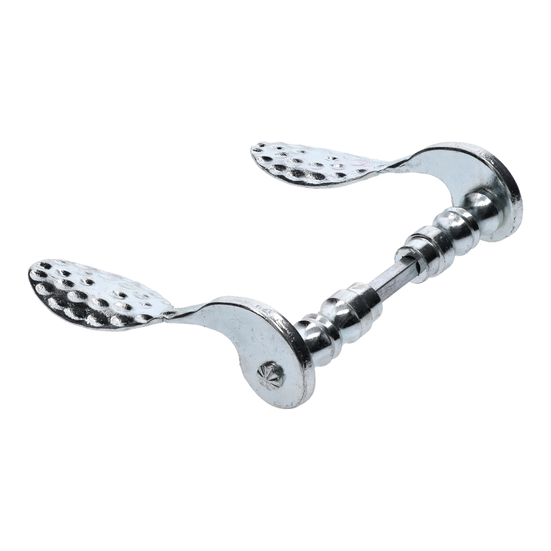 Kľučka, osadenie ø 19 mm, 85 x 125 mm, biely zinok