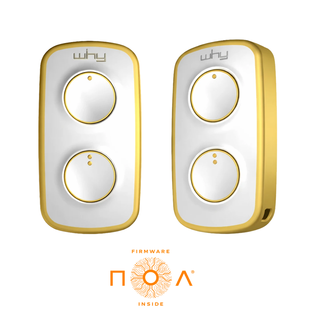 Vysielač LITE MINI NOA 2-kanál, 433 MHz, žlto-biely