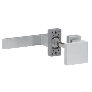 Hliníkový set kľučka/guľa, strieborná farba - slide 0