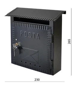 Schránka poštová 230 x 265 x 90 mm