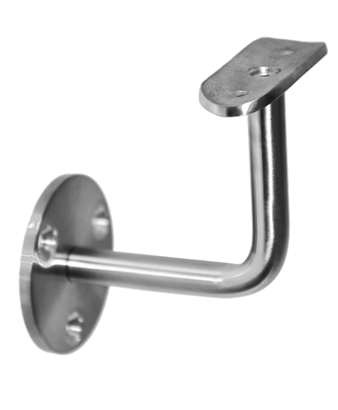 Držiak madla ø 42,4 mm na stenu, brúsená nerez AISI 304