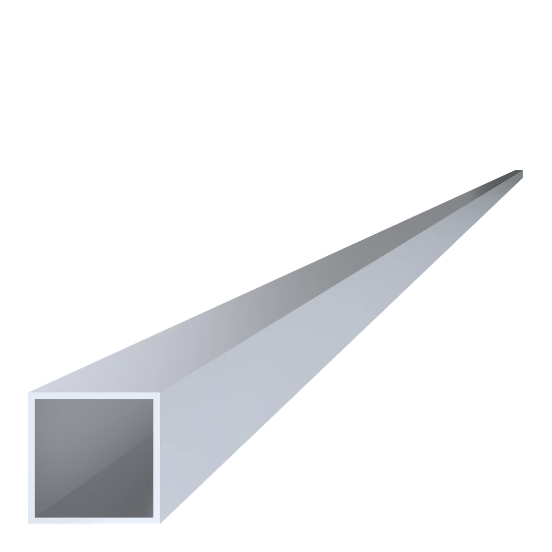 Jekl 40x40x2mm, L-6000mm, hliník bez povrchové úpravy