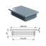 Krytka plastová 80 x 120 mm