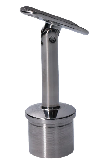 Držiak madla ø 42,4 mm s kĺbom, leštená AISI 304 - slide 0