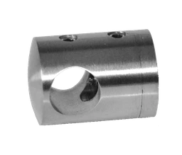 Držák tyče ø 12 mm, plochý, broušená nerez AISI 316