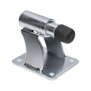 Koncový doraz pre posuvnú bránu, s tlmiacou pružinou, pozink - slide 1