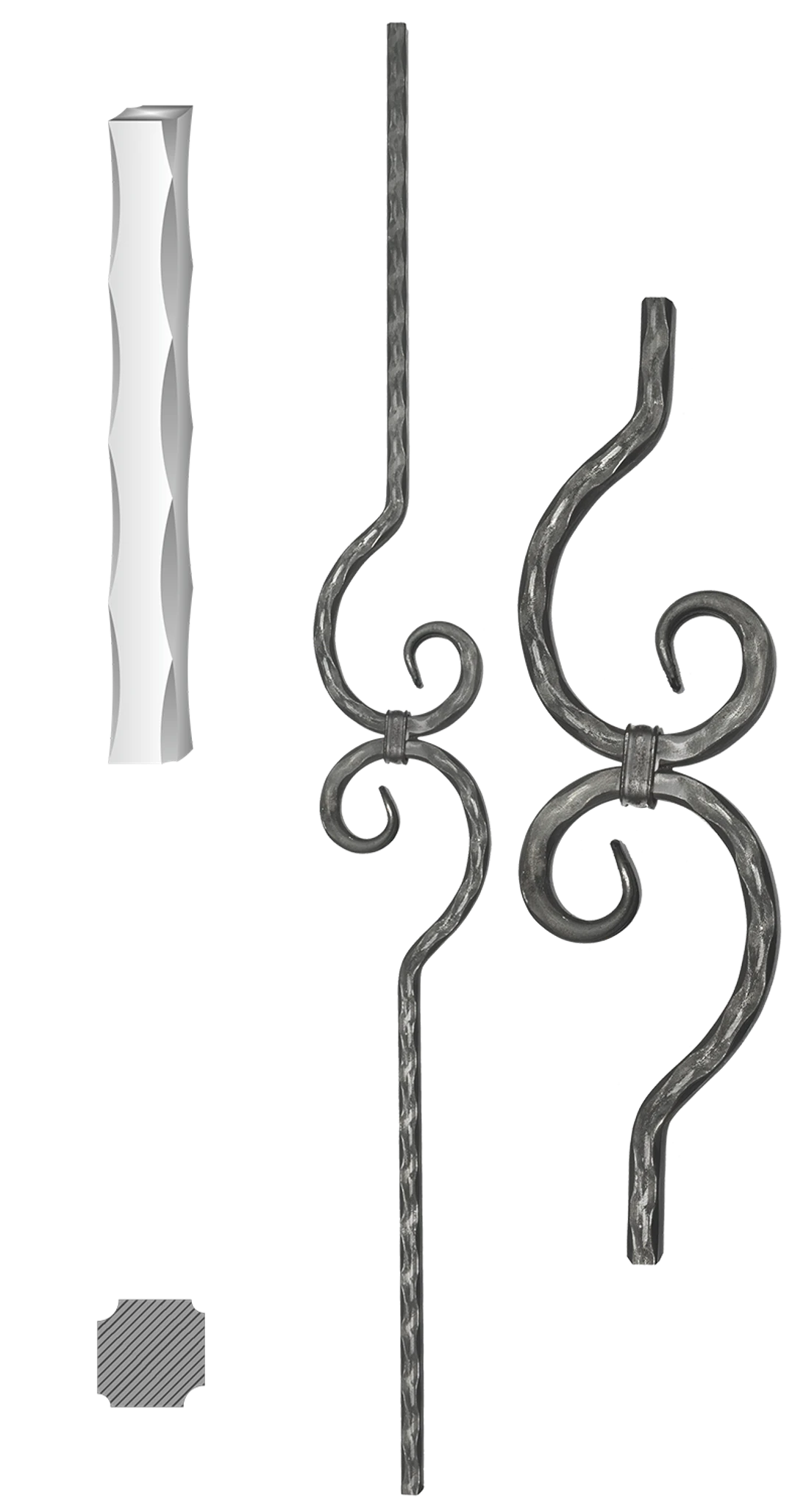 Tyč 12 x 12 mm, 110 x 1000 mm