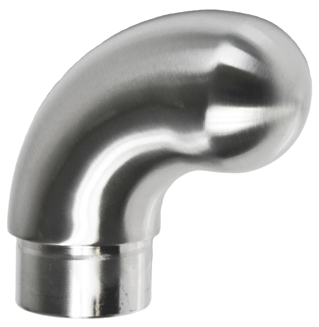 Ukončenie - koleno na trubku ø 42,4 mm, brúsená AISI 304