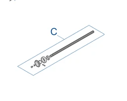 SPAMG209A00A závitová tyč pre pohon TOO4500