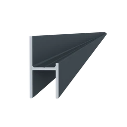 UT profil 20,5 x 44 x 6000 mm, hliník, lak štruktúra RAL 7016