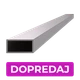 DOPRODEJ profil 40 x 20 x 2 x 1000 mm, broušená AISI 304
