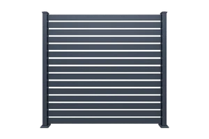 Plotové pole, hliníkové, šířkově nastavitelné, 2000 x 1757 mm - slide 0