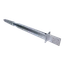 Zemný vrut, pätka T, 91 x 91 mm, žiarový pozink