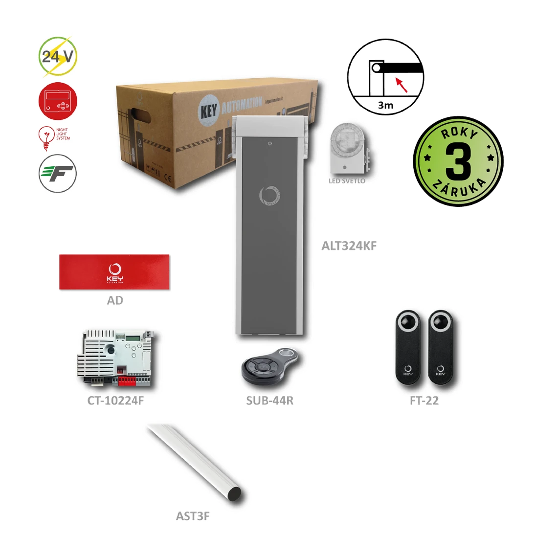 ALT324KF FAST LINE KIT rýchla závora do 3 m