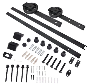 Systém pre závesne dvere, L = 2000 mm, RAL 9005 matná - slide 0