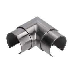 DOPREDAJ! Spojka koleno 90°, lepený spoj, brúsená AISI 304