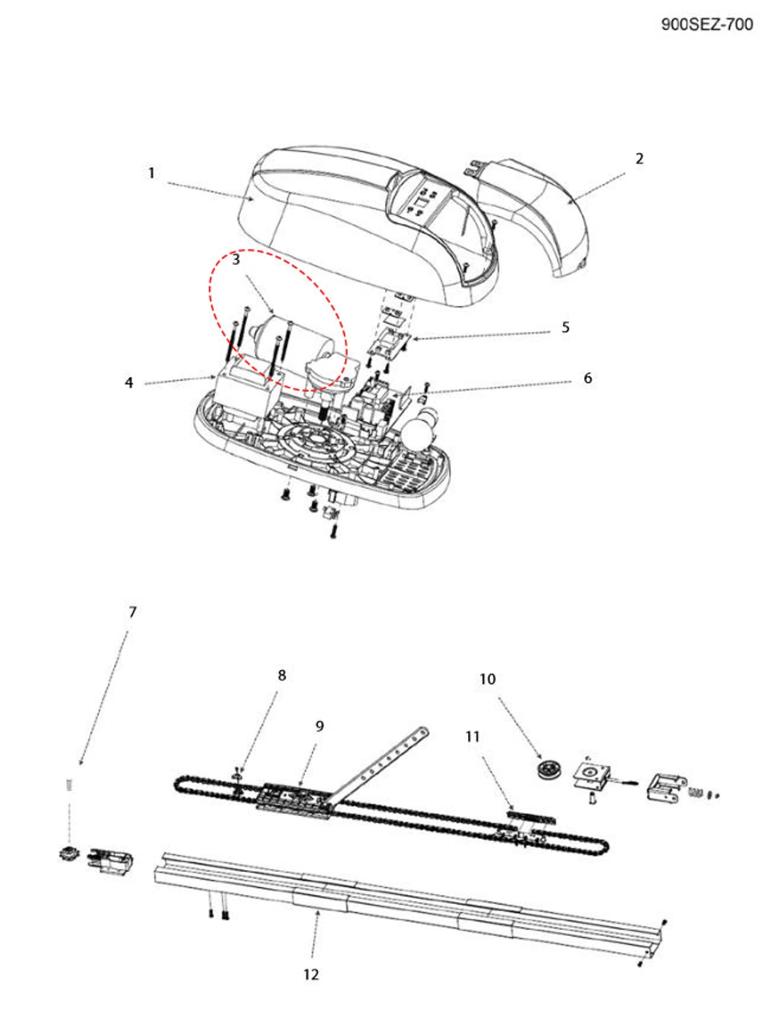 999MOSEZ Motorek 24 V s převodovkou