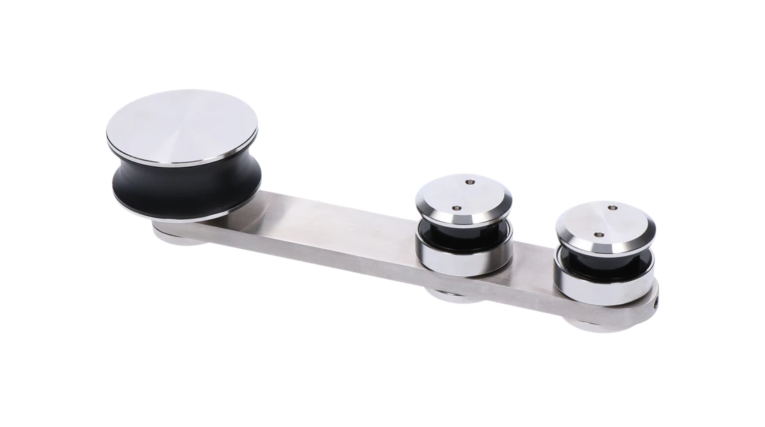 Pojazdový vozík k vodiacemu profilu, brúsená nerez AISI 304