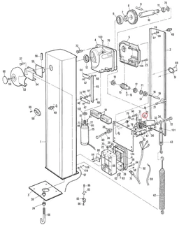 DOPRODEJ! - PMD0241A.4610 rameno pružiny oboustranné pro WIL4 - potom jen v kitu PRWL06