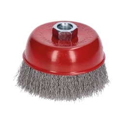 Kartáč hrnčekový ø 100 mm x M14 NEREZ 0,35 mm