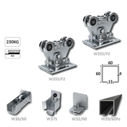 Samonos do 230 kg/4 m, profil 60 x 60 x 4 mm, Fe