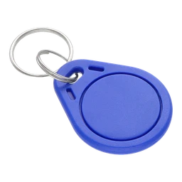 RFID čipová klíčenka, vhodná pro čtečky KEY a NICE, modrá