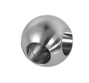 Guľa rohová ø 25 mm na trubku ø 12 mm, brúsená AISI 304 - slide 0