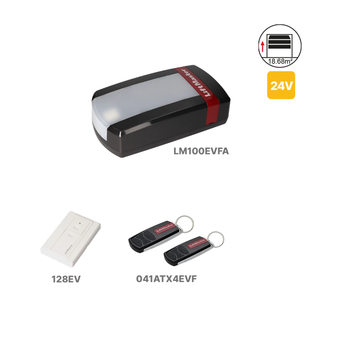 Sada pre garážovú sekcionálnu bránu 18 m2/150 kg