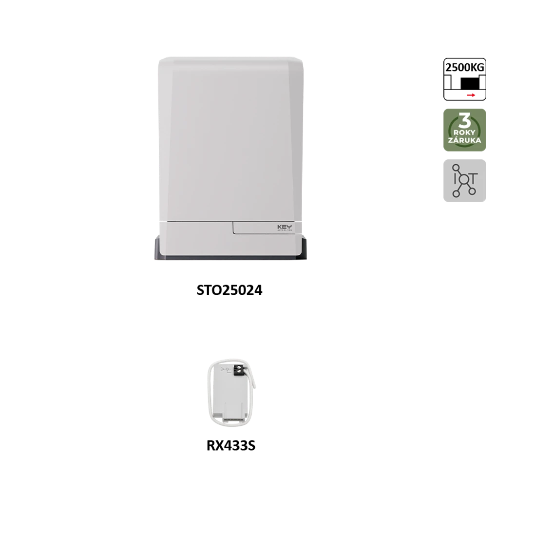 STORM pohon pre posuvnú bránu do 2500 kg