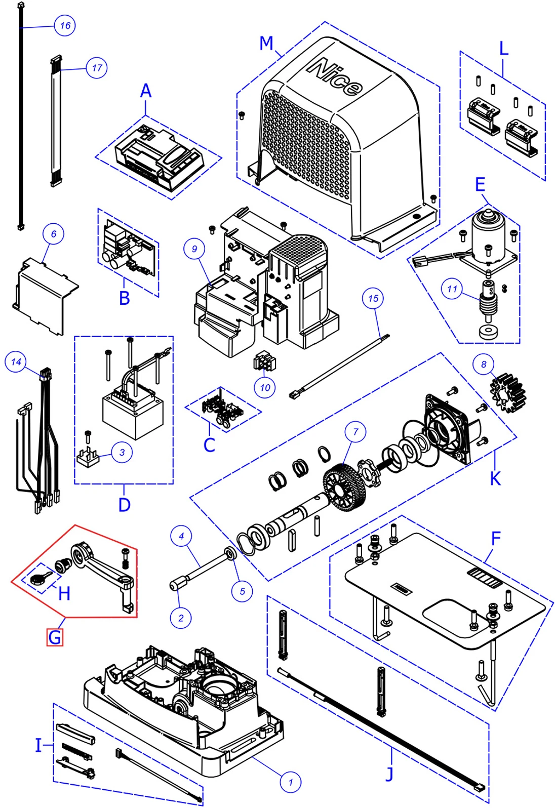 SPREG03500 Sada odblokování RO600, RBS400, RBS600