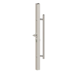 Nerezové 45° madlo délka 800mm + klika , nerez AISI 304
