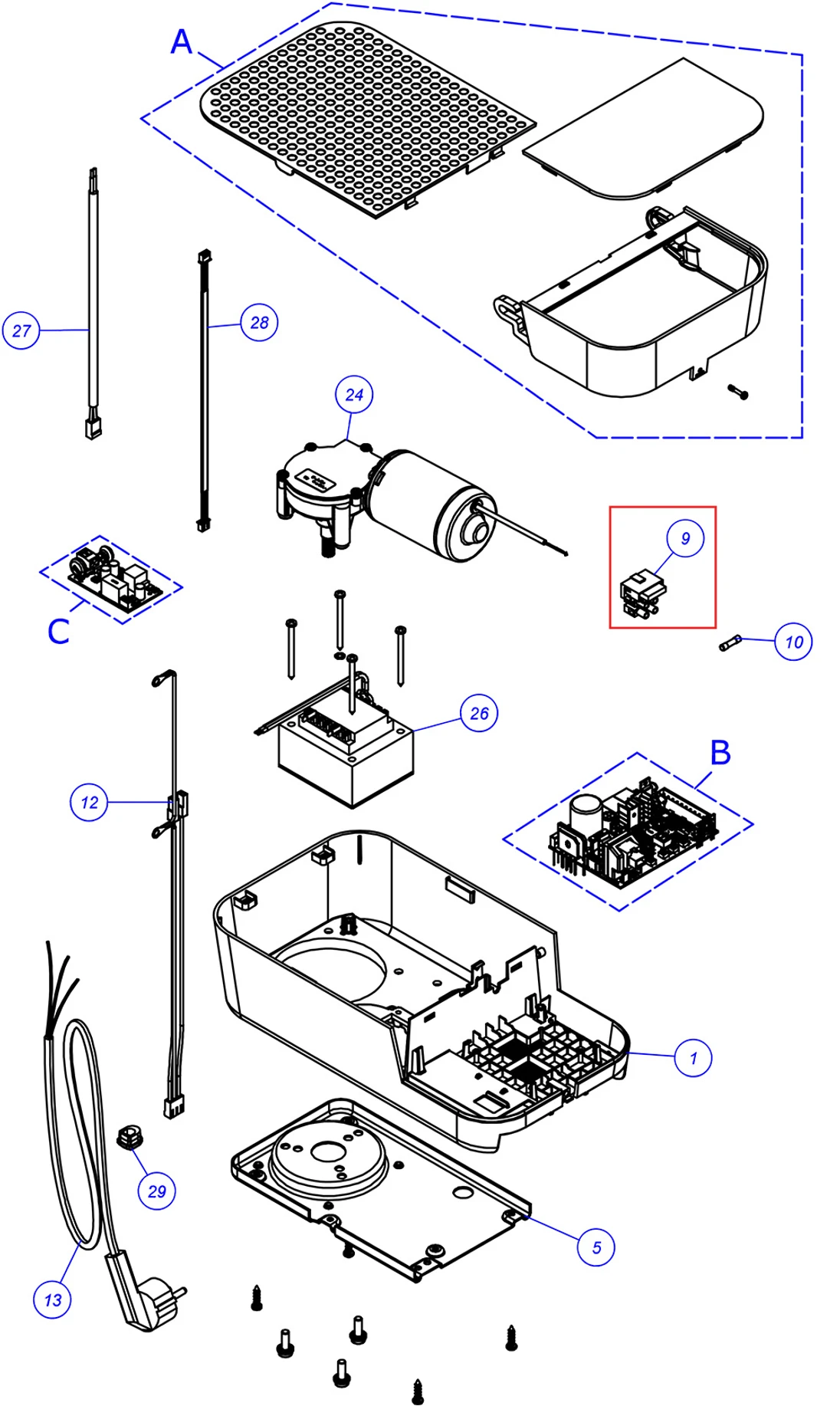 PFM-A.2213 Držiak poistky