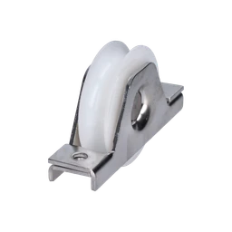 Vodiaca kladka ø 78 mm s nylonovým kolieskom, AISI 304