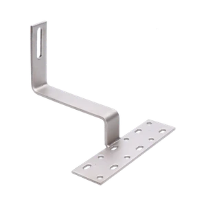 Střešní hák navržený pro zakřivené krytiny (betonové nebo keramické) Doporučujeme jej použít pro solární profily s boční - slide 0