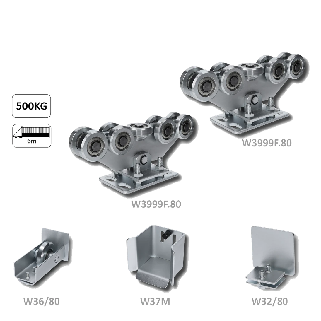Samonos bez profilu do 500 kg/6 m