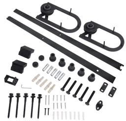 Systém pre závesne dvere, L = 2000 mm, RAL 9005 matná