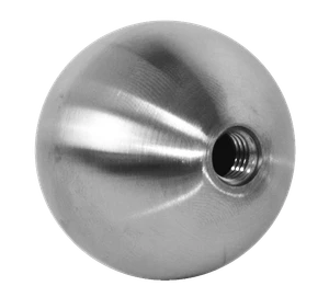 Koule dutá se závitem M8 / ø 40 mm, broušená nerez AISI 304 - slide 0