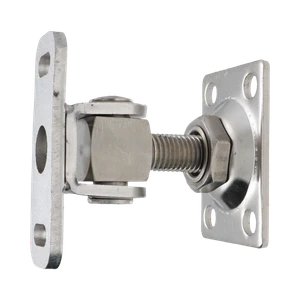 Záves M16 s platňou 75 x 55 mm, 90°, nastaviteľný, nerez - slide 0