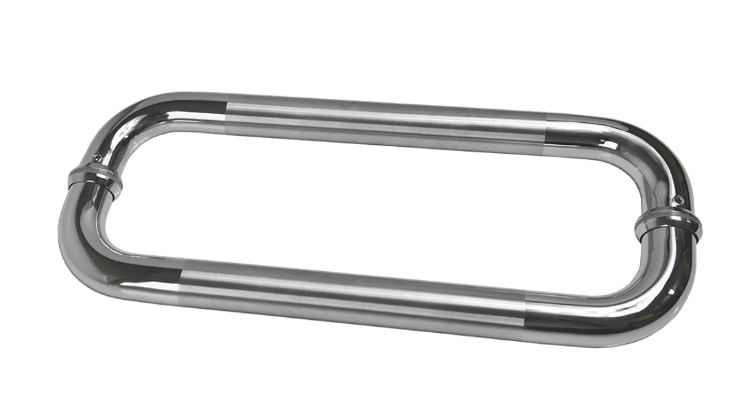 Madlo na dveře, L = 325 mm, sklo 8 - 12 mm, AISI 304