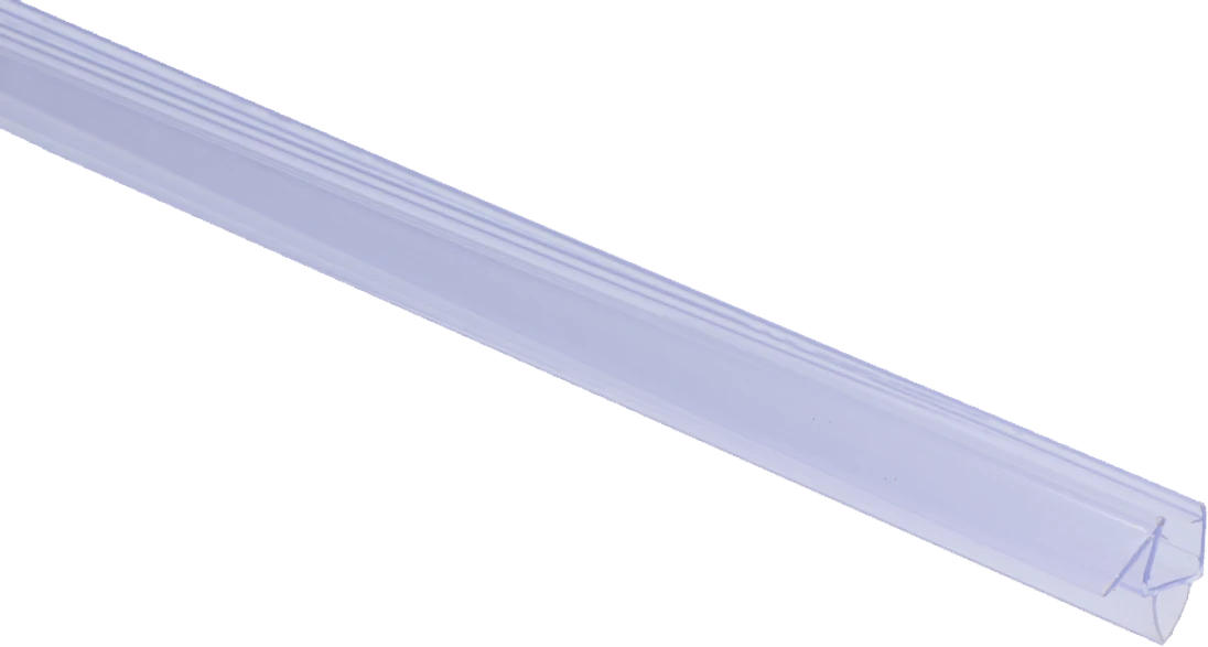 Plastové tesnenie na sklo 10 mm, L = 2200 mm