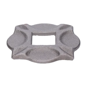 Pätka 100 x 100 x 10 mm, otvor 30 mm, bez povrchovej úpravy - slide 2