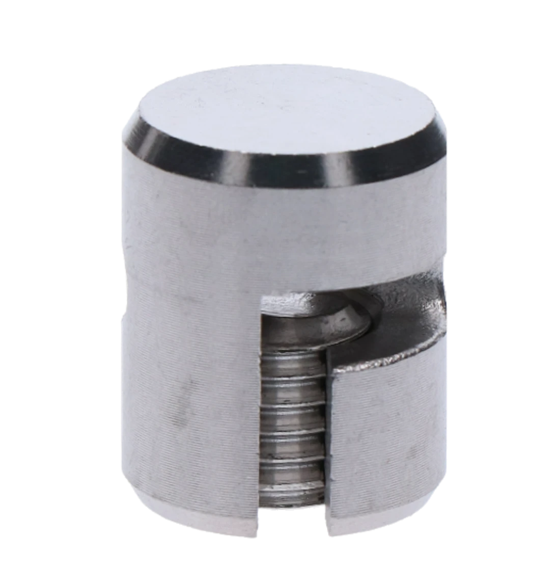 Úchyt pro nerezové lanko ø 4 mm, broušená nerez AISI 304