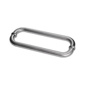 Madlo na dvere, L = 325 mm, sklo 8 - 12 mm, brúsená AISI 304 - slide 0