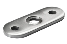 Nadpájacia platňa plochá (priama), brúsená nerez AISI 304