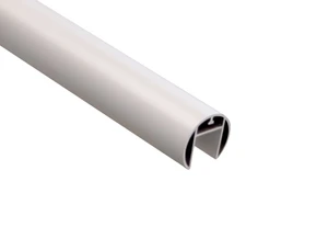 Madlo ø42.4mm, L-2500mm, pro sklo 8-17.5mm, bez  úpravy - slide 0